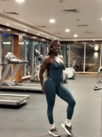 Bodybuilding seamless pant’s set pants and top (set) - Image 2