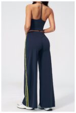 V-Neck Beautiful Back Yoga Outfit for Women, - Image 7