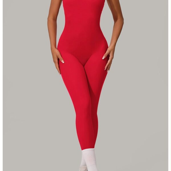 Adjustable Buckle Jumpsuit Crossed Waist and Hip Lifting Exercise Yoga Tight Jumpsuit