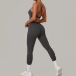 Adjustable Buckle Jumpsuit Crossed Waist and Hip Lifting Exercise Yoga Tight Jumpsuit - Image 3