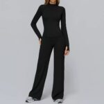 Flare pants and jacket (2set )