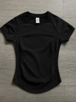 Seamless short sleeved top