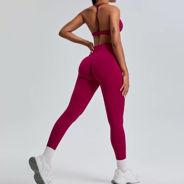 Seamless butt lift leggings and bra (set)